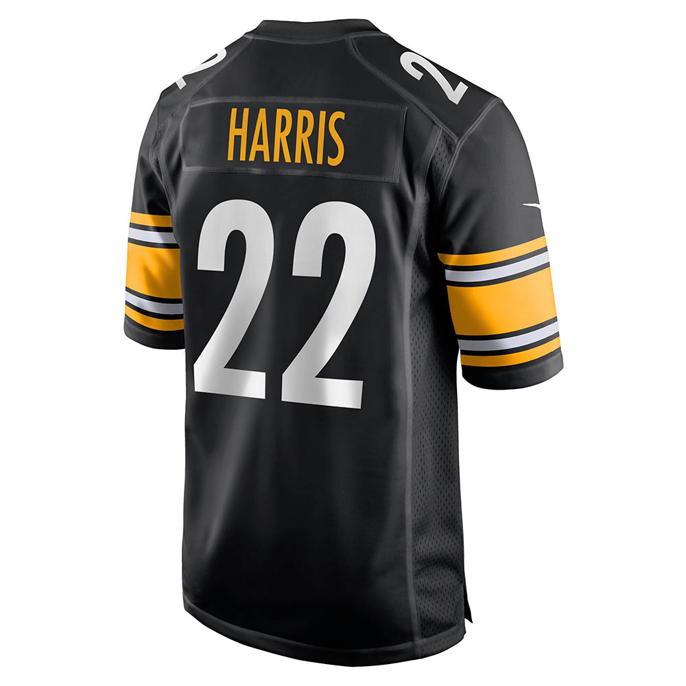 Men's Pittsburgh Steelers Najee Harris Game Jersey Black